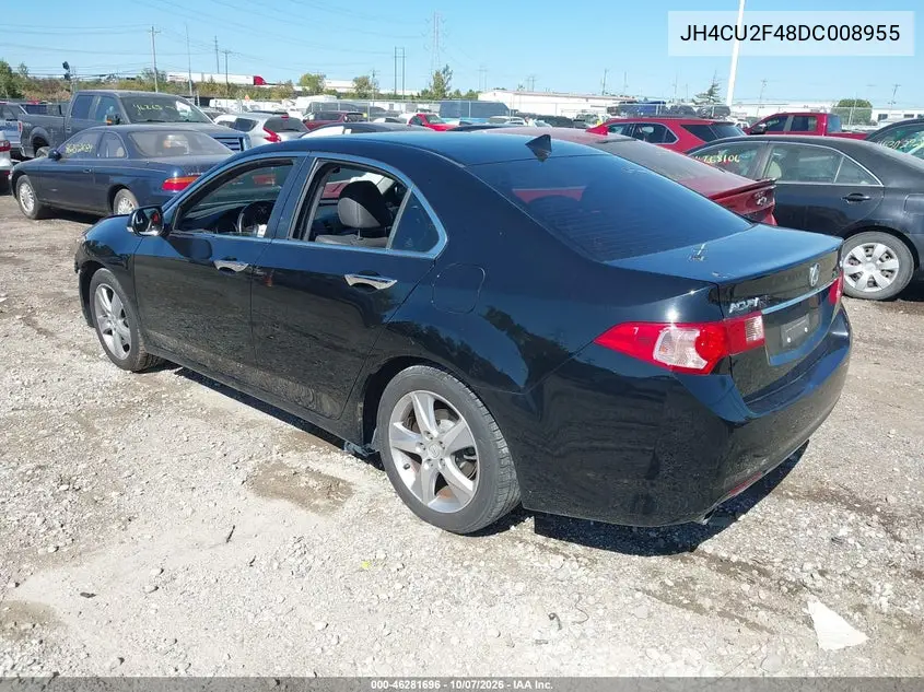 2013 ACURA TSX VIN JH4CU2F48DC008955 — фото 3