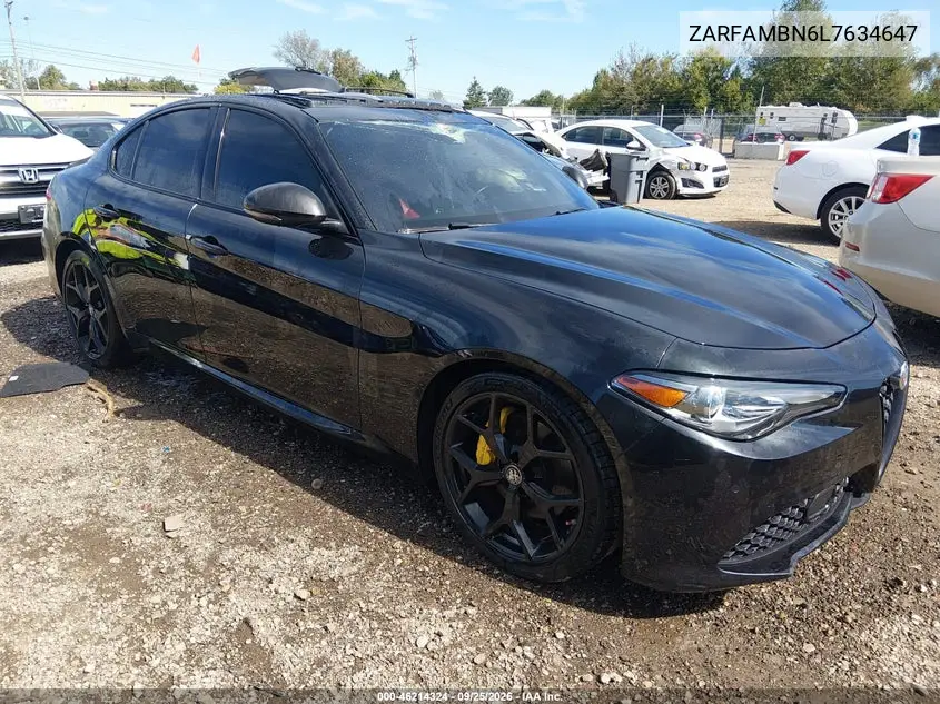 ALFA ROMEO GIULIA 2020, VIN ZARFAMBN6L7634647