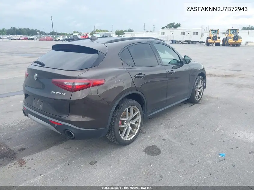 2018 ALFA ROMEO STELVIO VIN ZASFAKNN2J7B72943 — фото 4
