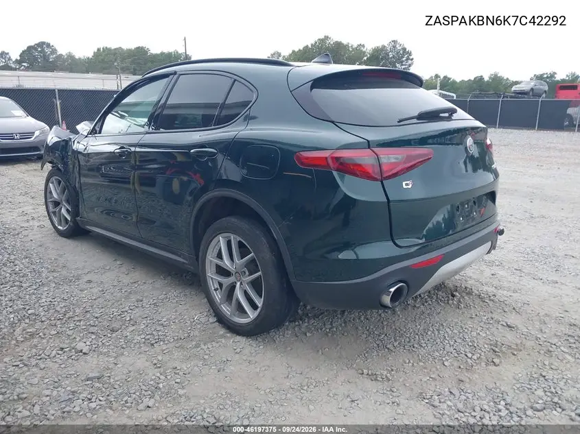 2019 ALFA ROMEO STELVIO VIN ZASPAKBN6K7C42292 — фото 3