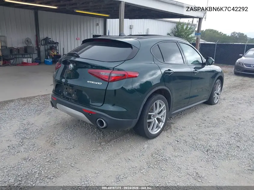 2019 ALFA ROMEO STELVIO VIN ZASPAKBN6K7C42292 — фото 4