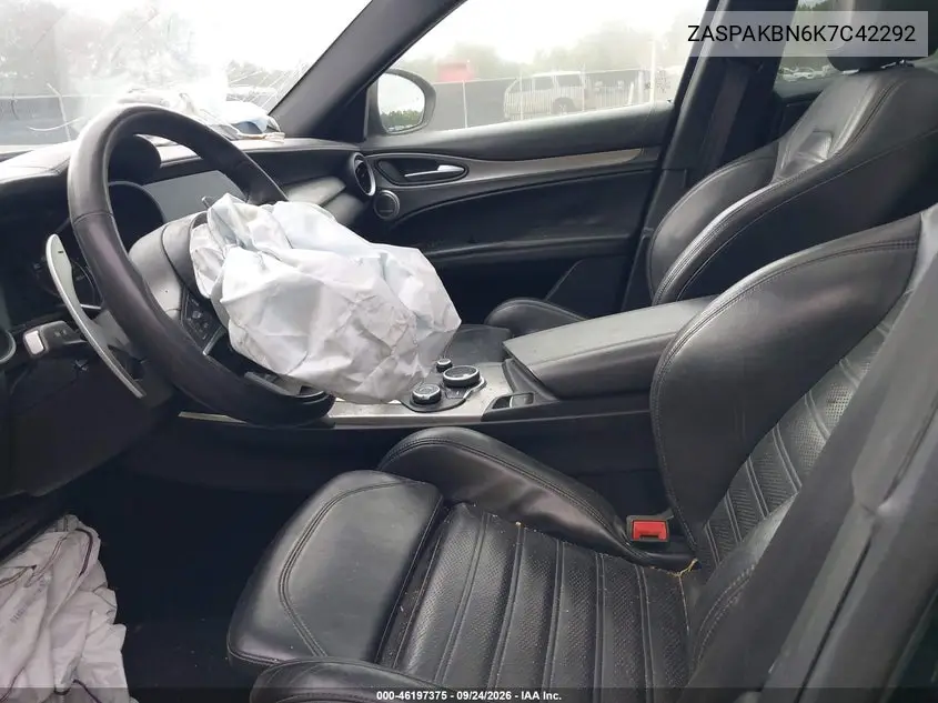 2019 ALFA ROMEO STELVIO VIN ZASPAKBN6K7C42292 — фото 5