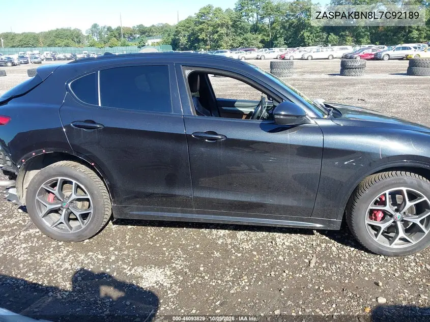 2020 ALFA ROMEO STELVIO VIN ZASPAKBN8L7C92189 — фото 13