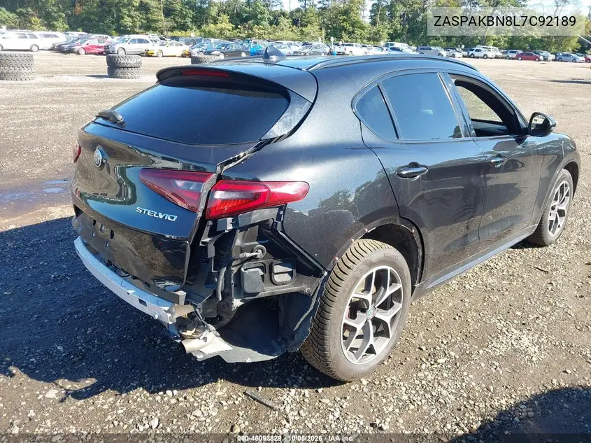 2020 ALFA ROMEO STELVIO VIN ZASPAKBN8L7C92189 — фото 4