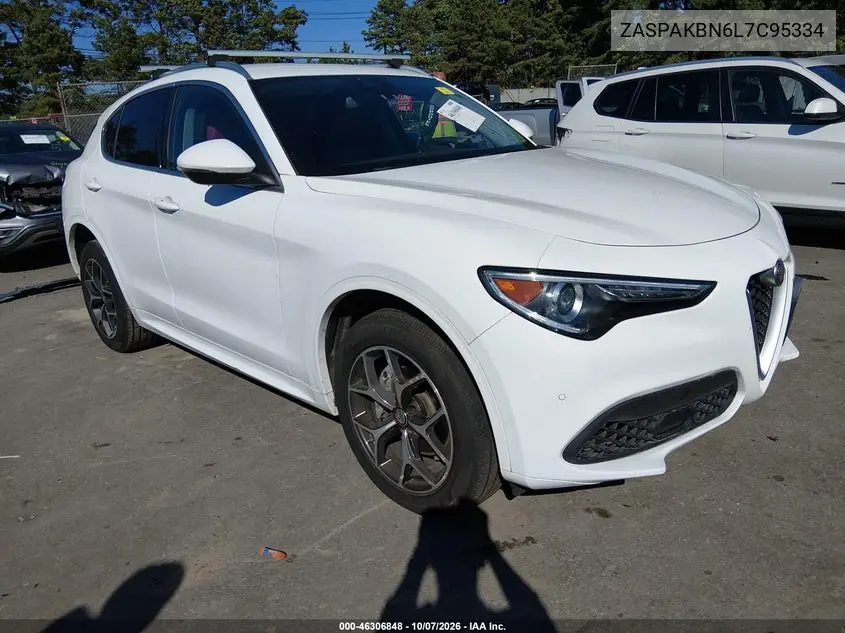 ALFA ROMEO STELVIO 2020, VIN ZASPAKBN6L7C95334