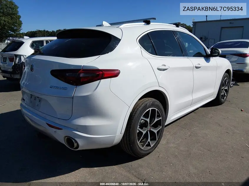 2020 ALFA ROMEO STELVIO VIN ZASPAKBN6L7C95334 — фото 4