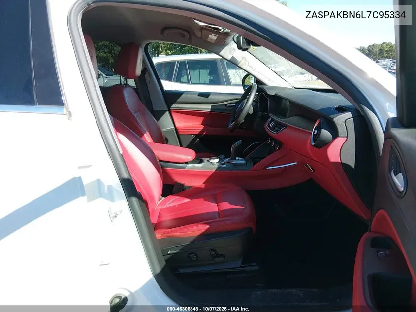 2020 ALFA ROMEO STELVIO VIN ZASPAKBN6L7C95334 — фото 5