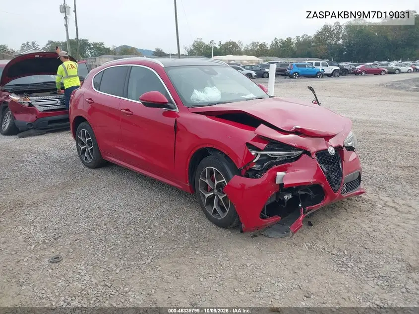 ALFA ROMEO STELVIO 2021, VIN ZASPAKBN9M7D19031