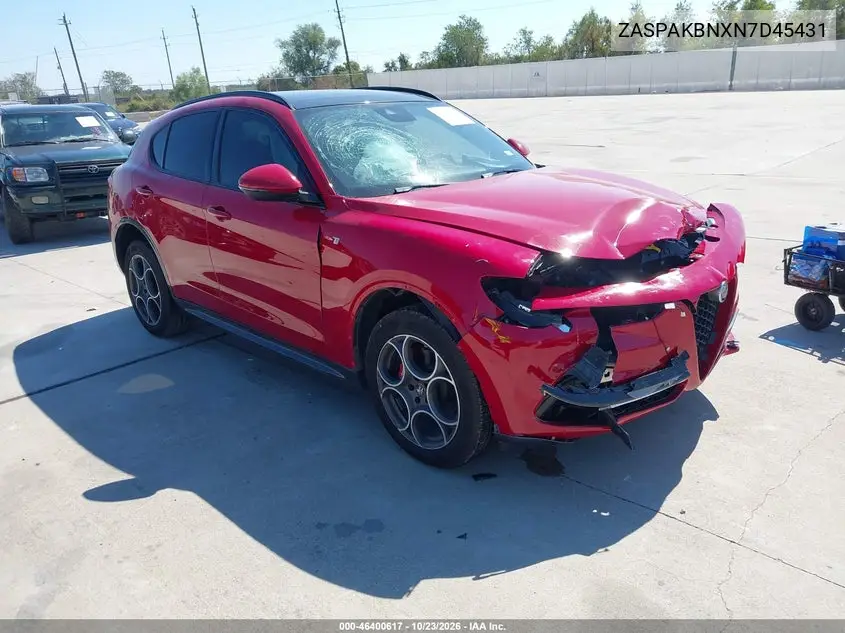 ALFA ROMEO STELVIO 2022, VIN ZASPAKBNXN7D45431