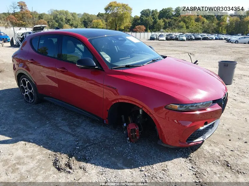 ALFA ROMEO TONALE 2024, VIN ZASPATDW0R3034354