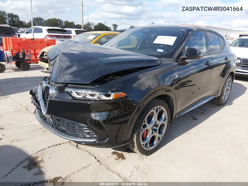 2024 ALFA ROMEO TONALE VIN ZASPATCW4R3041664 — фото 2