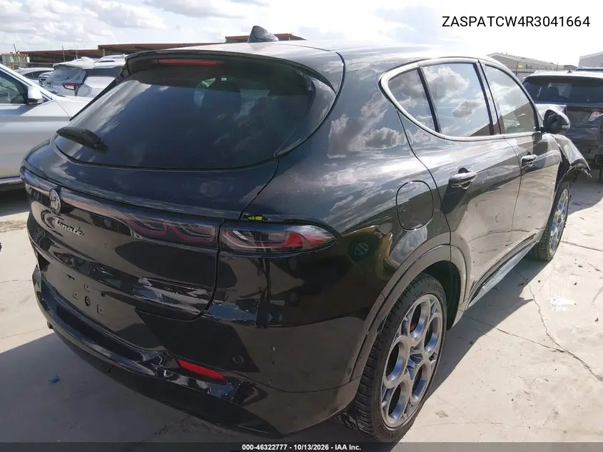2024 ALFA ROMEO TONALE VIN ZASPATCW4R3041664 — фото 4