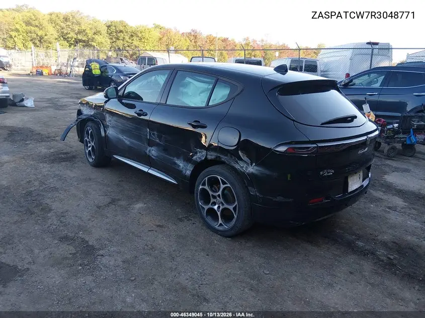 2024 ALFA ROMEO TONALE VIN ZASPATCW7R3048771 — фото 3