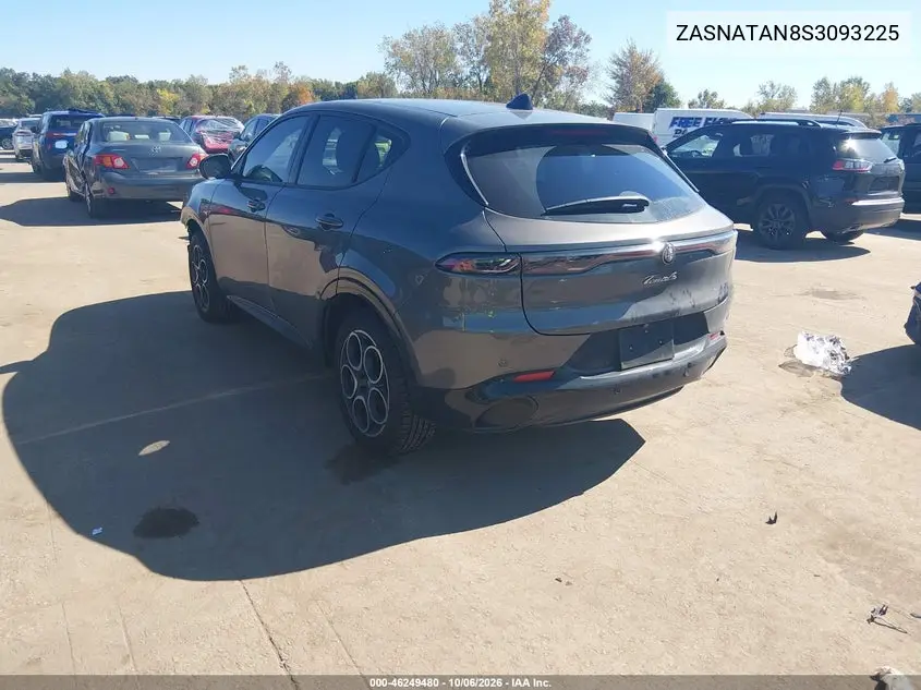 2025 ALFA ROMEO TONALE VIN ZASNATAN8S3093225 — фото 3