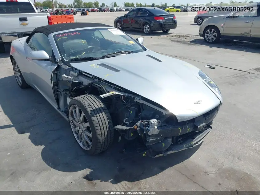 ASTON MARTIN DB9 2006, VIN SCFAD02AX6GB05292