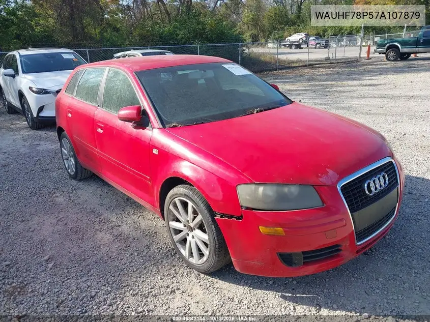 AUDI A3 2007, VIN WAUHF78P57A107879