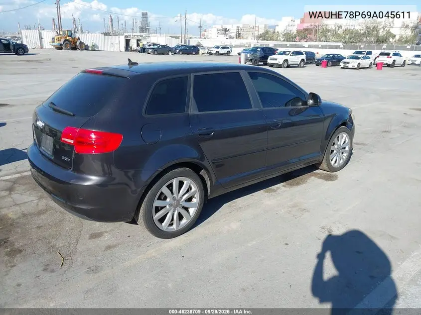 2009 AUDI A3 VIN WAUHE78P69A045611 — фото 4