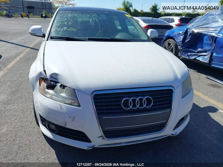 2010 AUDI A3 VIN WAUAJCFM4AA054049 — фото 12