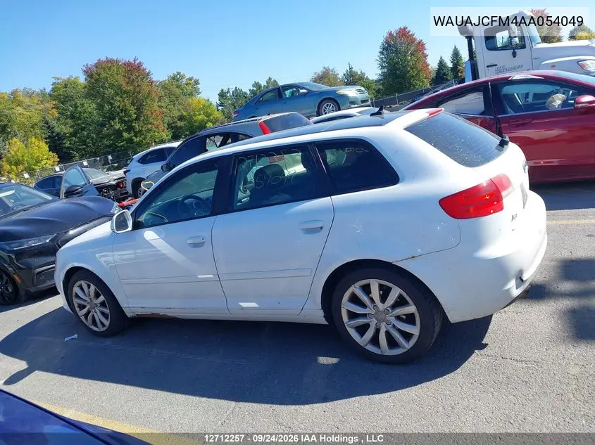 2010 AUDI A3 VIN WAUAJCFM4AA054049 — фото 14