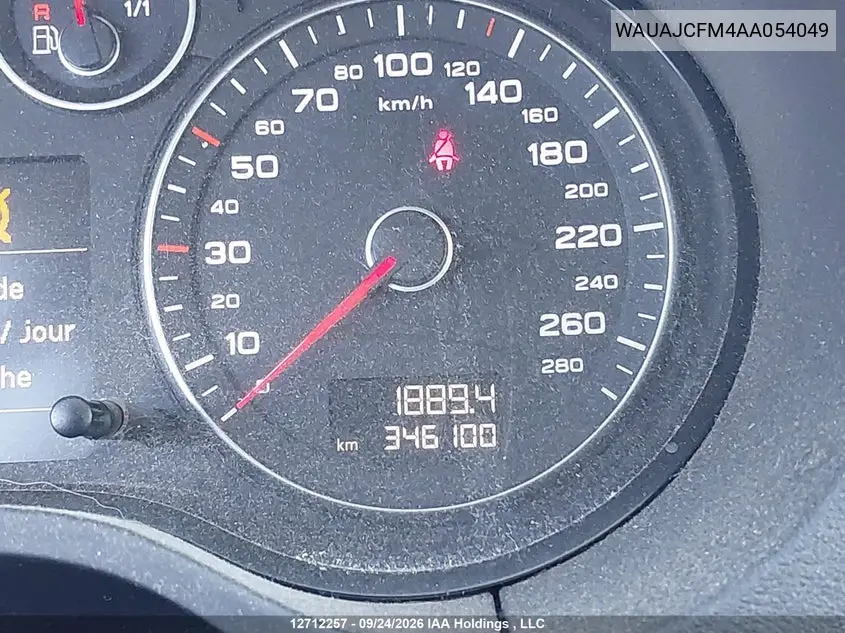 2010 AUDI A3 VIN WAUAJCFM4AA054049 — фото 15
