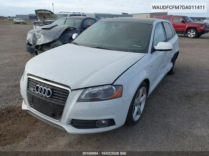 2013 AUDI A3 VIN WAUDFCFM7DA011411 — фото 2