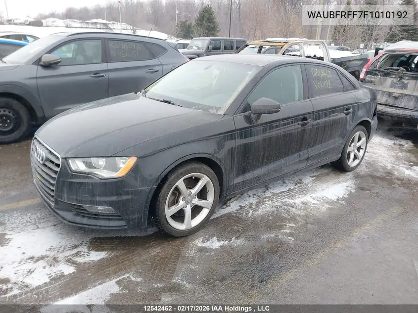 2015 AUDI A3 VIN WAUBFRFF7F1010192 — фото 2