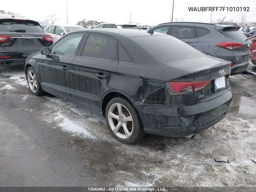 2015 AUDI A3 VIN WAUBFRFF7F1010192 — фото 3