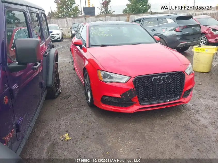 AUDI A3 2015, VIN WAUJFRFF2F1055729
