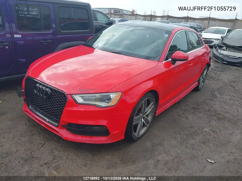2015 AUDI A3 VIN WAUJFRFF2F1055729 — фото 2