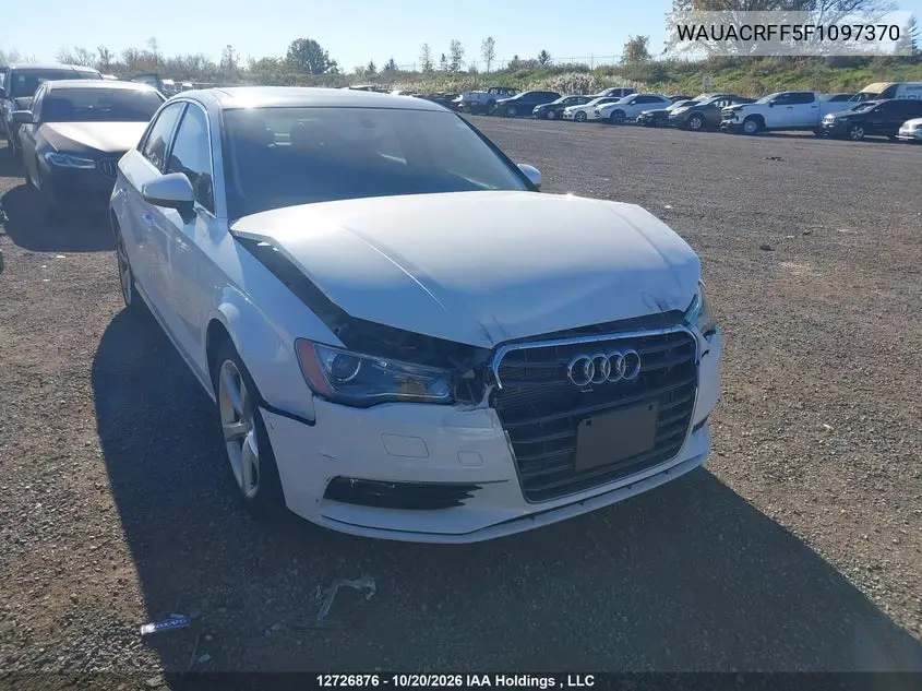 AUDI A3 2015, VIN WAUACRFF5F1097370