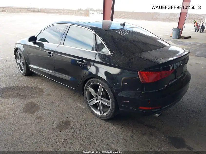 2015 AUDI A3 VIN WAUEFGFF9F1025018 — фото 3