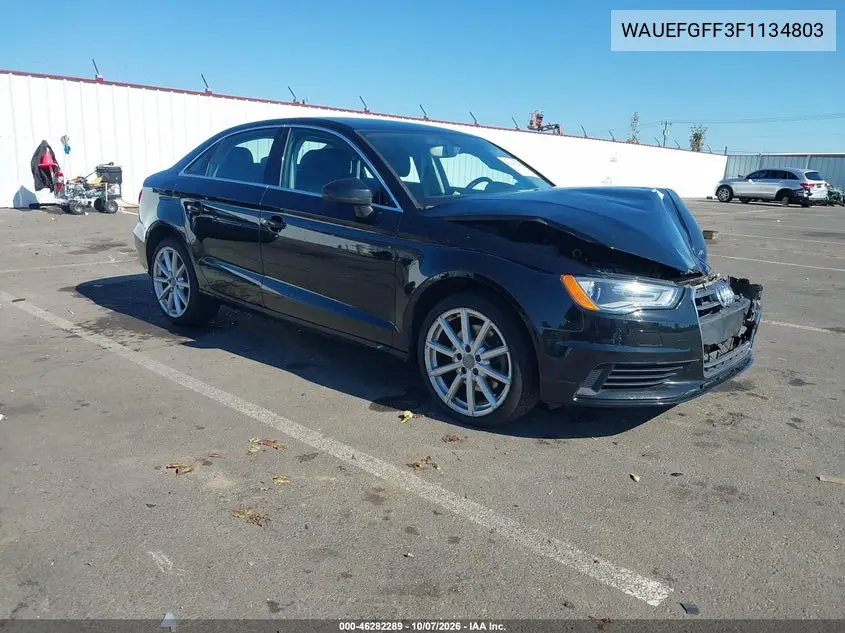 AUDI A3 2015, VIN WAUEFGFF3F1134803