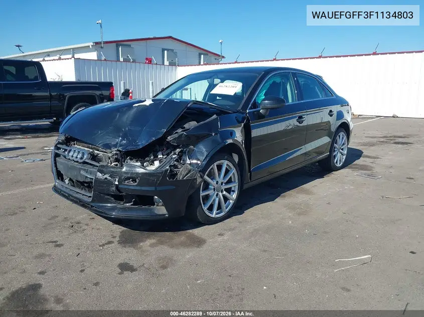 2015 AUDI A3 VIN WAUEFGFF3F1134803 — фото 2