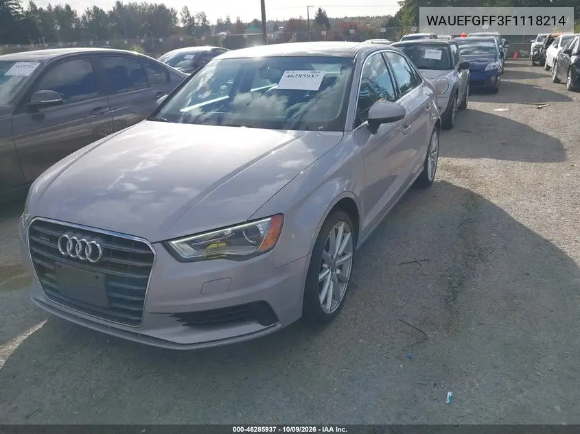 2015 AUDI A3 VIN WAUEFGFF3F1118214 — фото 2