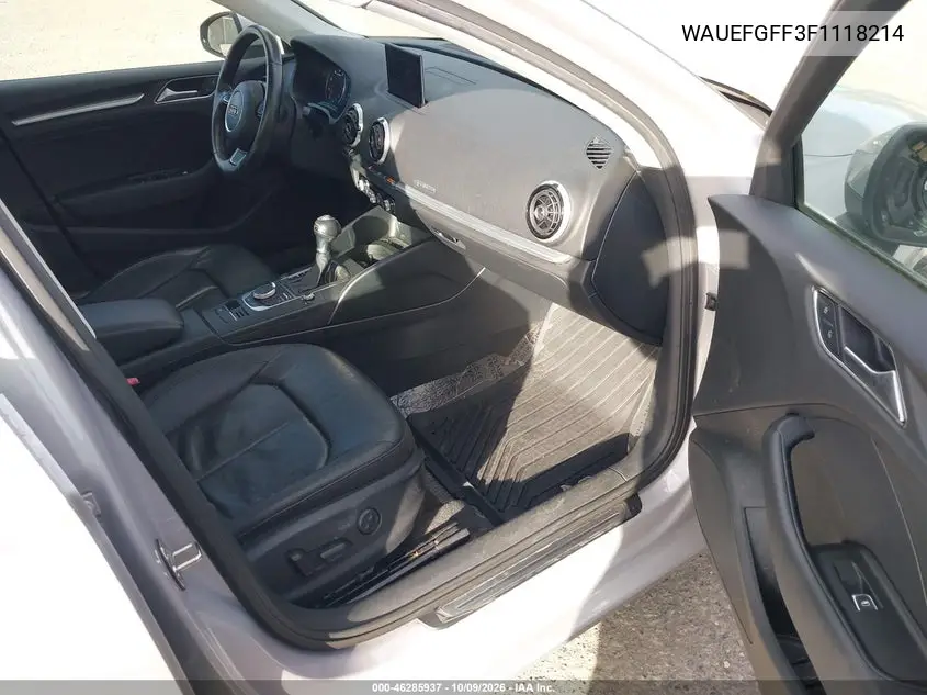 2015 AUDI A3 VIN WAUEFGFF3F1118214 — фото 5