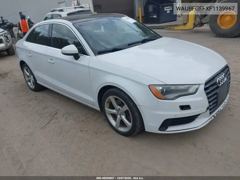 AUDI A3 2015, VIN WAUBFGFFXF1139967