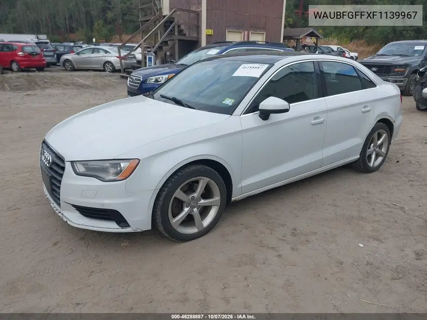 2015 AUDI A3 VIN WAUBFGFFXF1139967 — фото 2