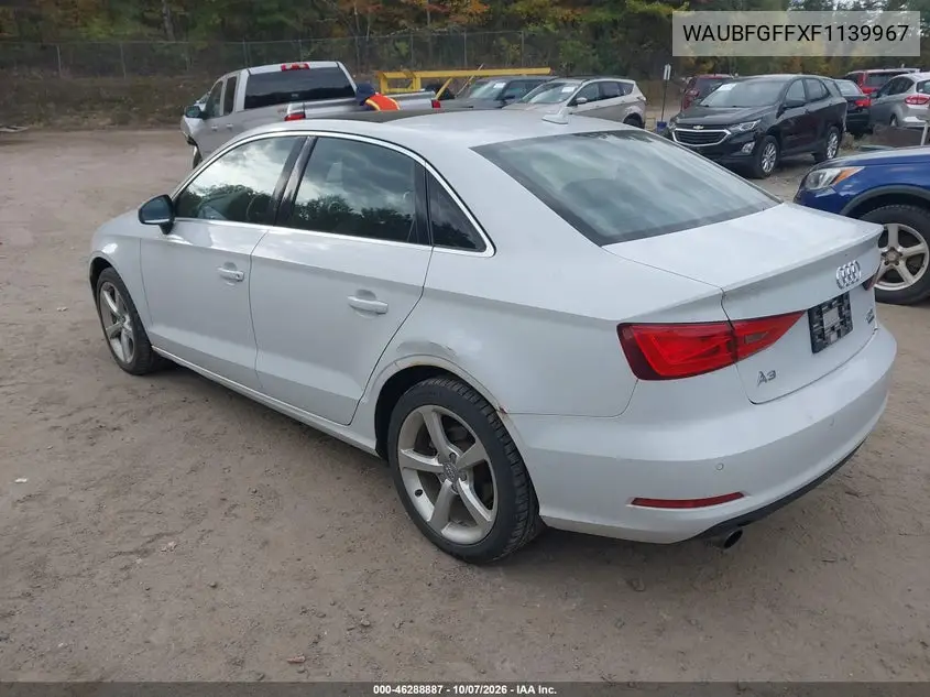 2015 AUDI A3 VIN WAUBFGFFXF1139967 — фото 3