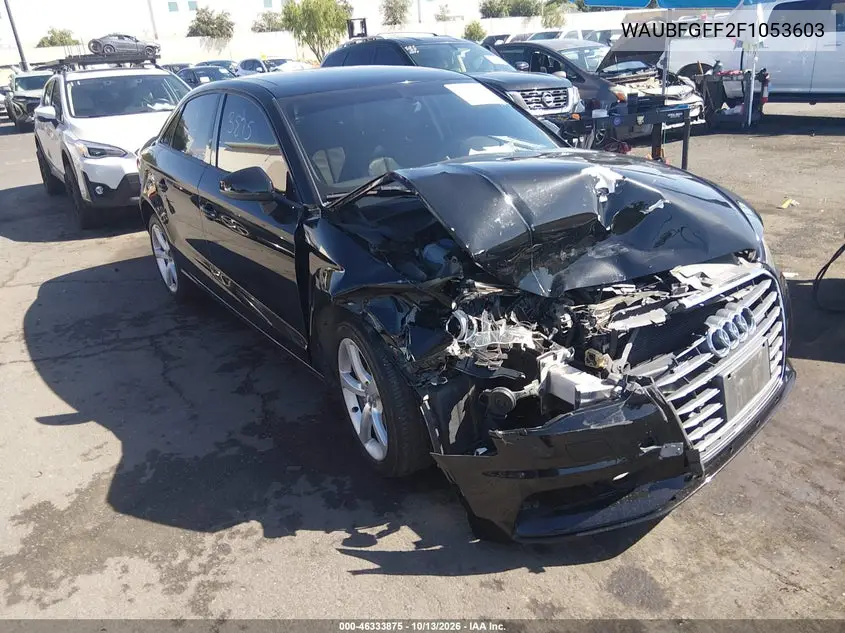 AUDI A3 2015, VIN WAUBFGFF2F1053603