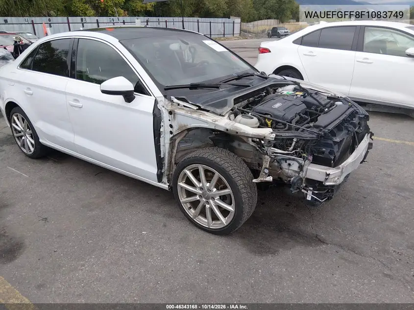 AUDI A3 2015, VIN WAUEFGFF8F1083749