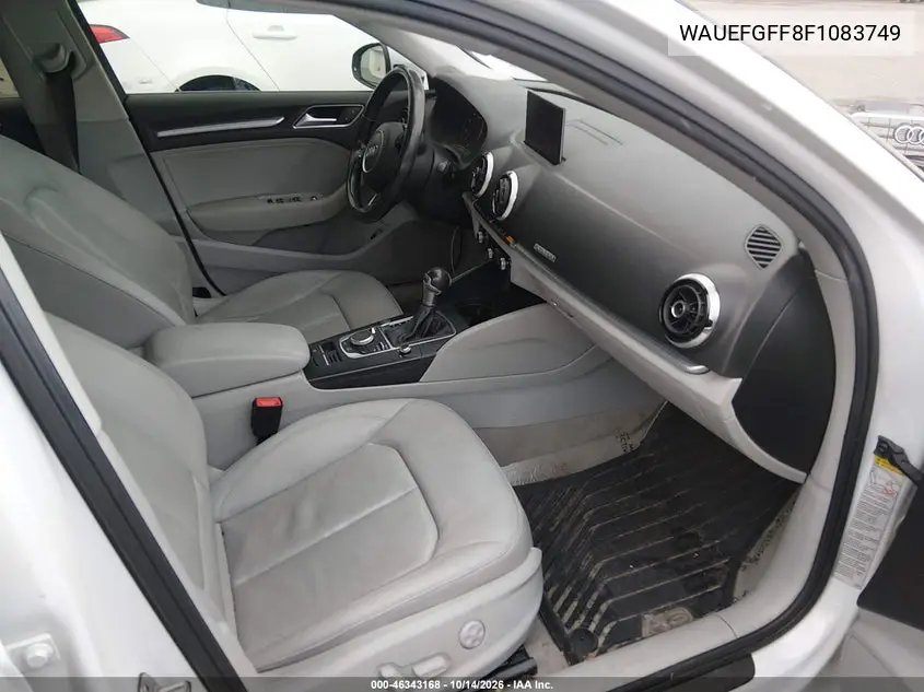 2015 AUDI A3 VIN WAUEFGFF8F1083749 — фото 5