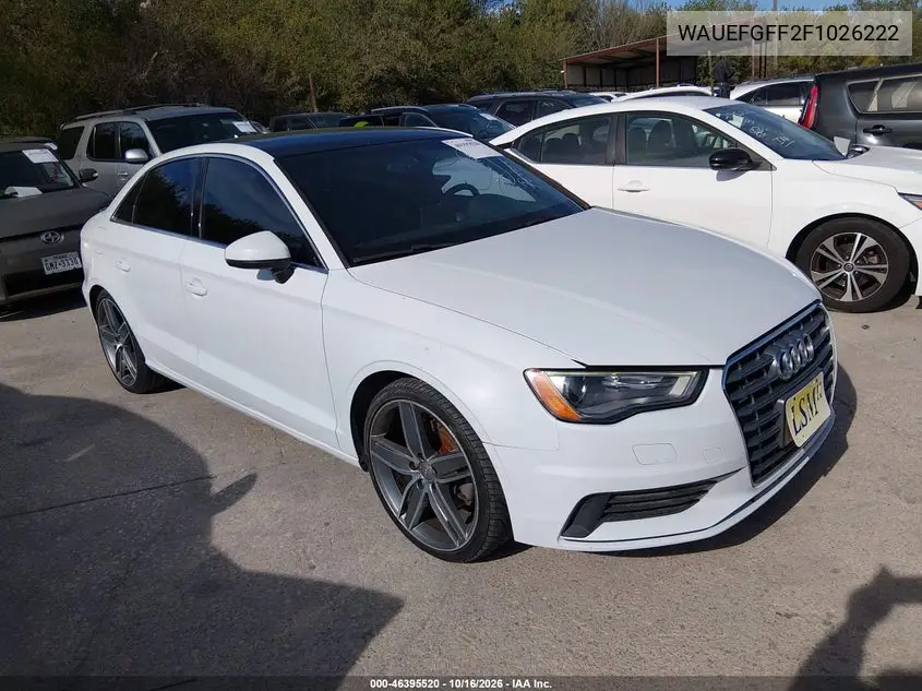 AUDI A3 2015, VIN WAUEFGFF2F1026222