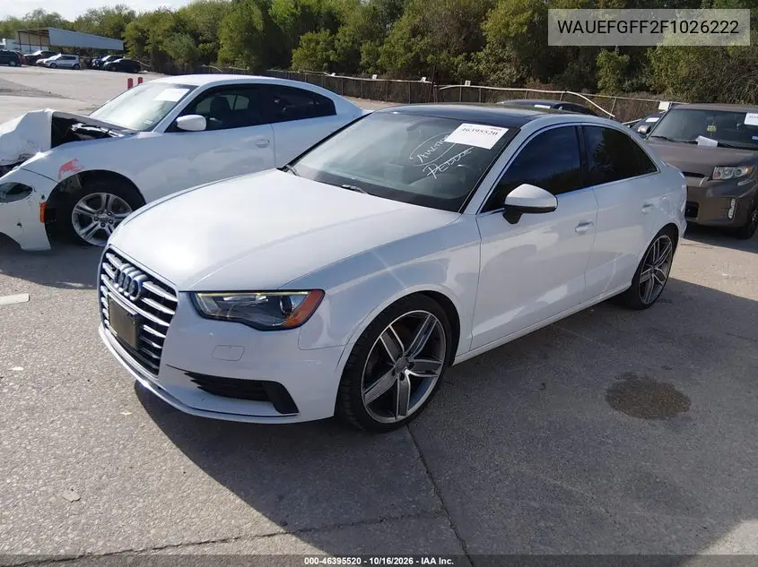 2015 AUDI A3 VIN WAUEFGFF2F1026222 — фото 2