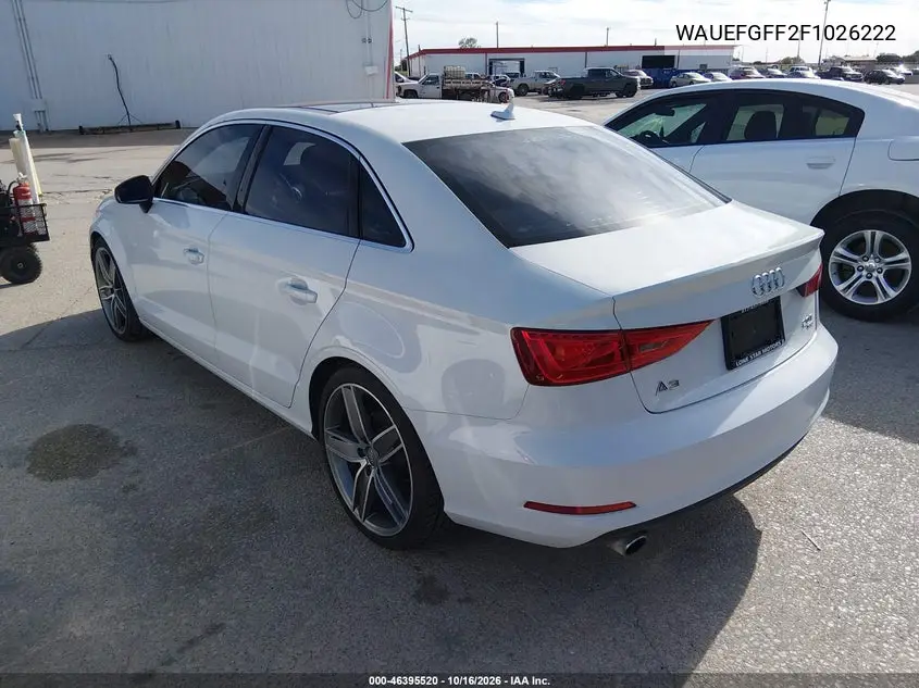 2015 AUDI A3 VIN WAUEFGFF2F1026222 — фото 3