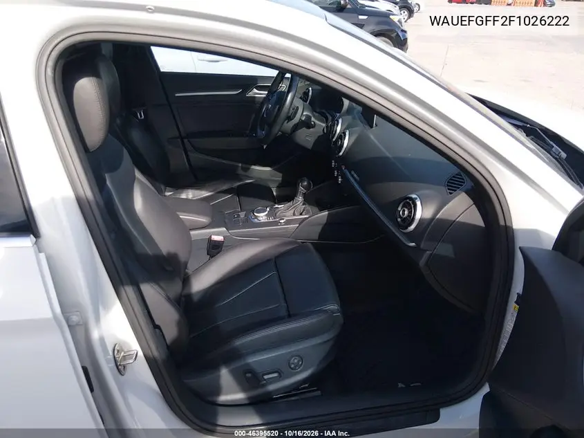 2015 AUDI A3 VIN WAUEFGFF2F1026222 — фото 5