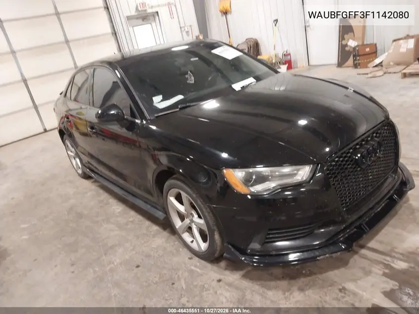 AUDI A3 2015, VIN WAUBFGFF3F1142080