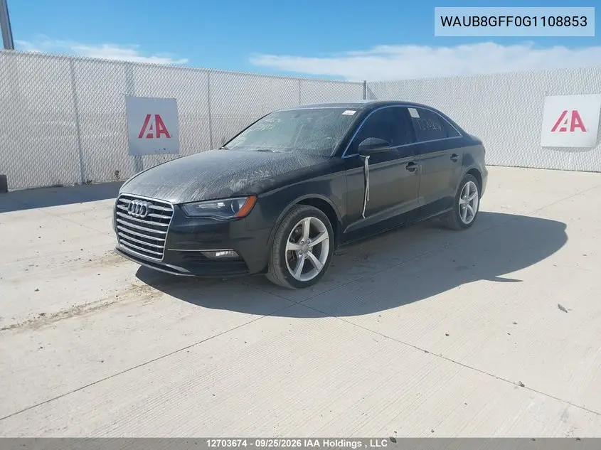 2016 AUDI A3 VIN WAUB8GFF0G1108853 — фото 2