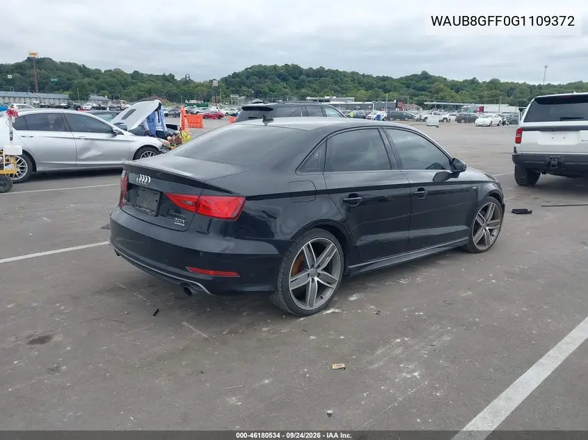 2016 AUDI A3 VIN WAUB8GFF0G1109372 — фото 1