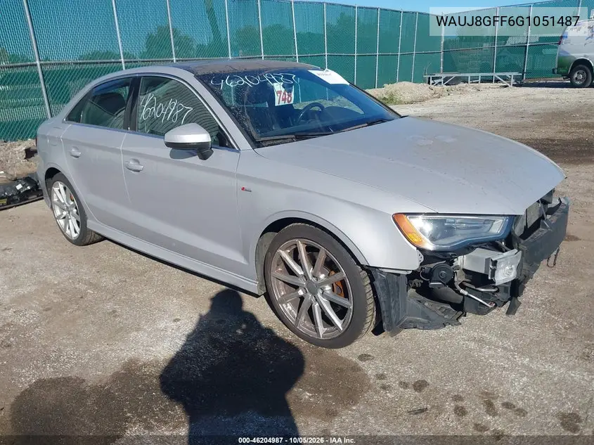 AUDI A3 2016, VIN WAUJ8GFF6G1051487