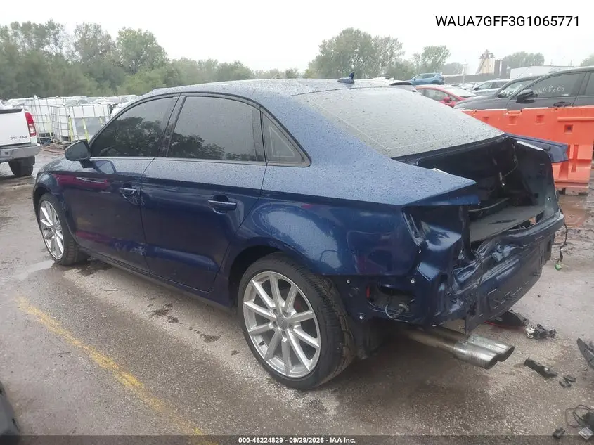 2016 AUDI A3 VIN WAUA7GFF3G1065771 — фото 3